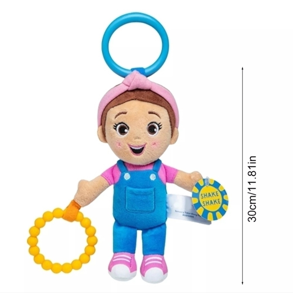 Ms. Rachel Sensory Take Along Toy Doll Plush Baby Rattle & Clip NEW! - Picture 10 of 10